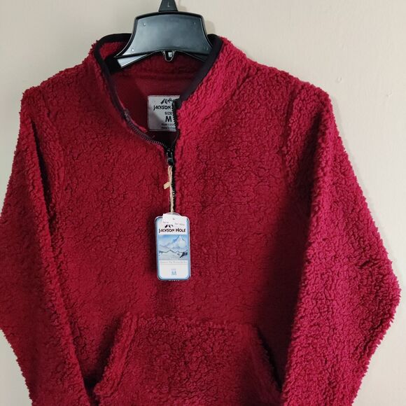 NWT Jackson Hole Women's M Sweater 1/4 Zip Super Soft Pullover Fleece Jacket - Picture 2 of 10